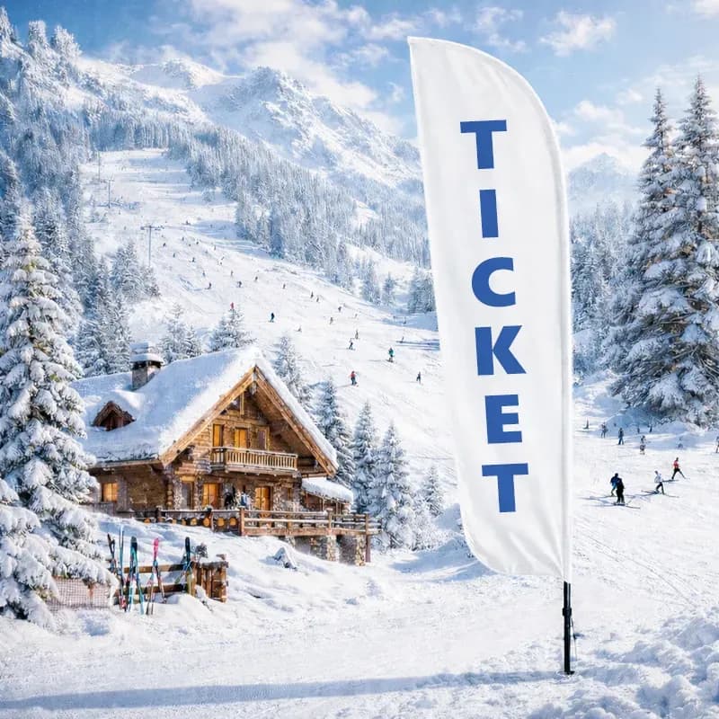 Beach Flag Standard TICKET