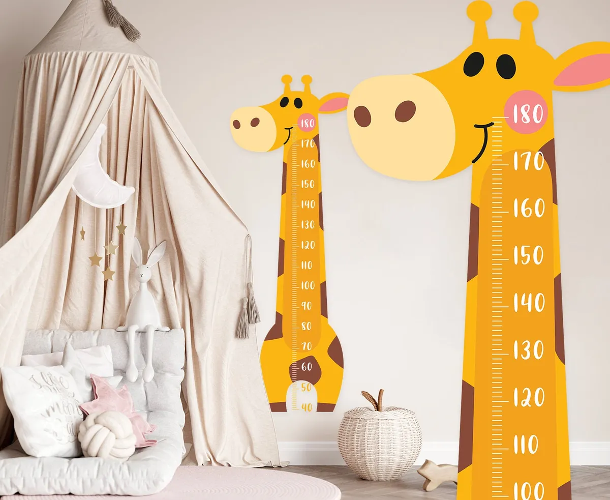 Nálepka na stenu s rastovým diagramom. Jednoduché odlepenie a nalepenie (7) – Samolepiace dekorácie na stenu