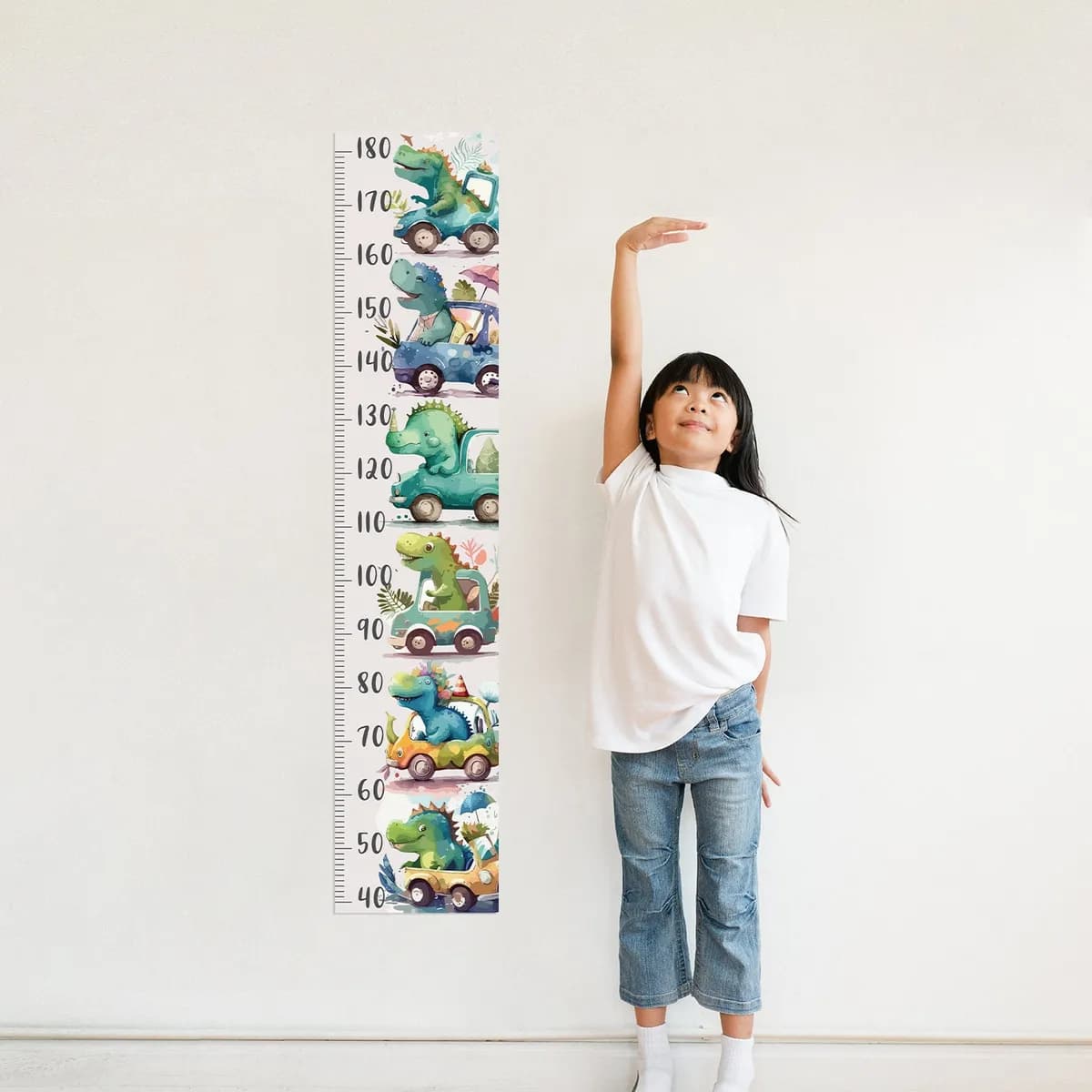 Nálepka na stenu s rastovým diagramom. Jednoduché odlepenie a nalepenie (2) – Samolepiace dekorácie na stenu