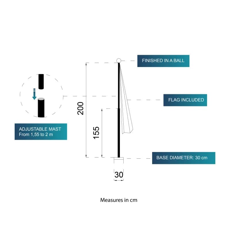 Set stožiara a kancelárskej vlajky náhľad 3