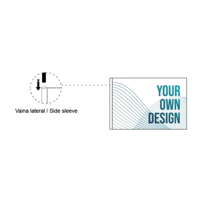 Horizontálna vlajka s tunelom pre stožiar náhľad 4