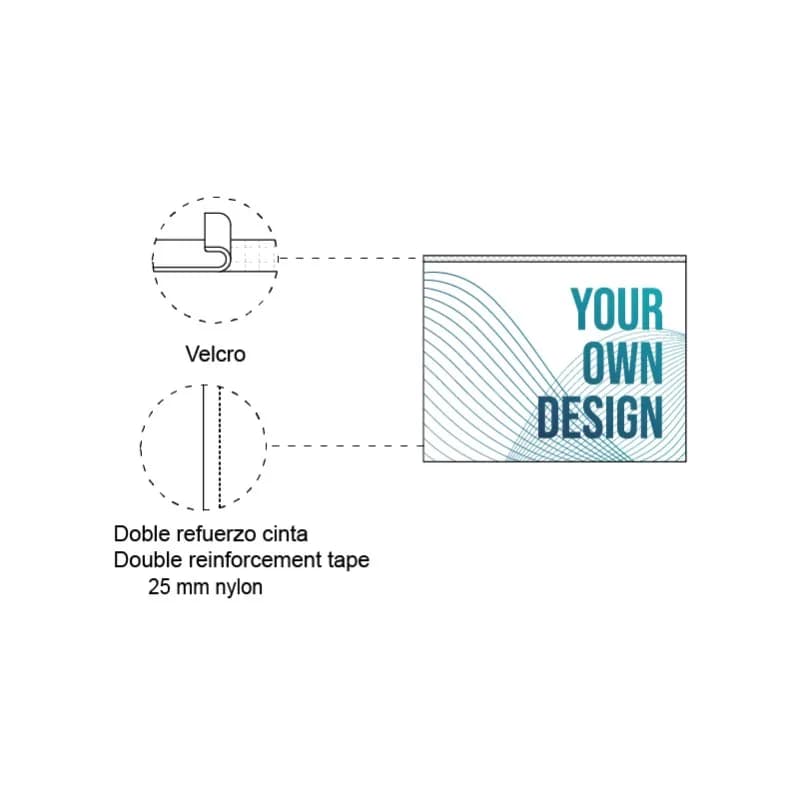 Vlajka na suchý zips náhľad 4