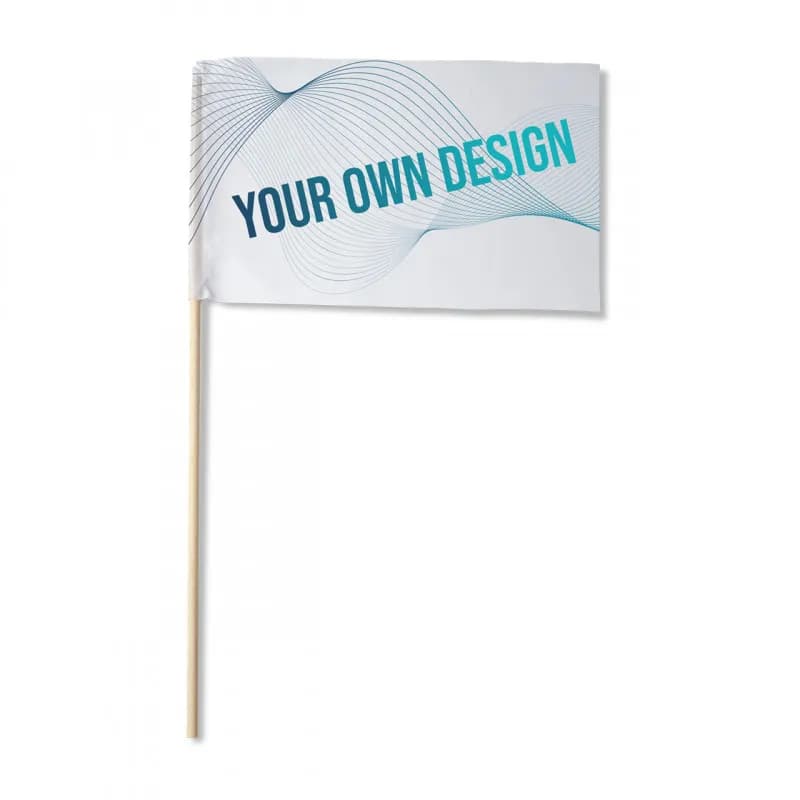 Horizontálna vlajka so stožiarom náhľad 2