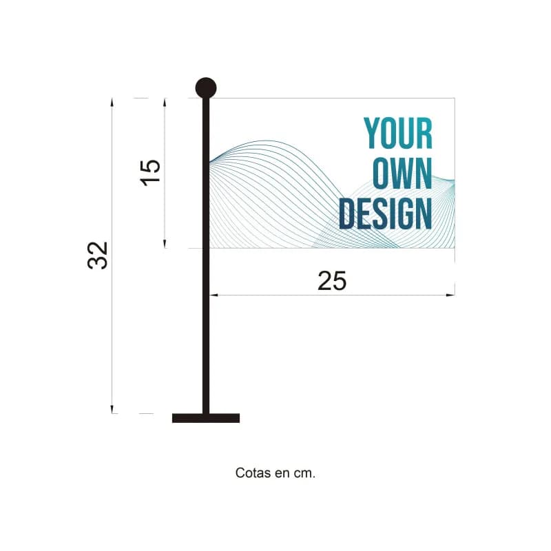 Set stolovej vlajky náhľad 2