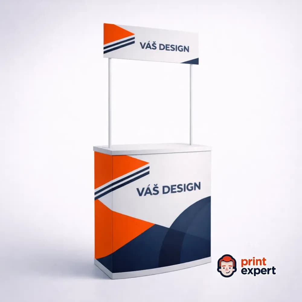 Promo stolík plastový klasik s toperom