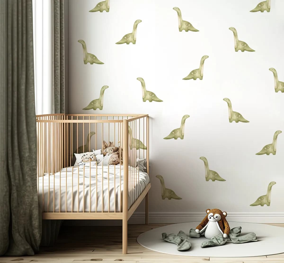 Dinosaury nálepky na stenu. Zábavné dinosaury (7) – Hravé nálepky na stenu pre deti