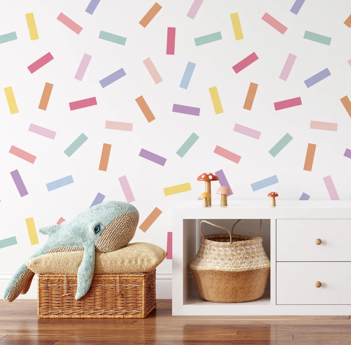 Nálepka na stenu Strips. Color Strips – Samolepiace dekorácie na stenu