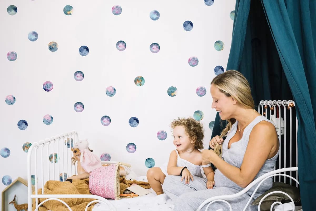 Bodky na stenu. Akvarelové bodky (4) – Samolepiace dekorácie na stenu