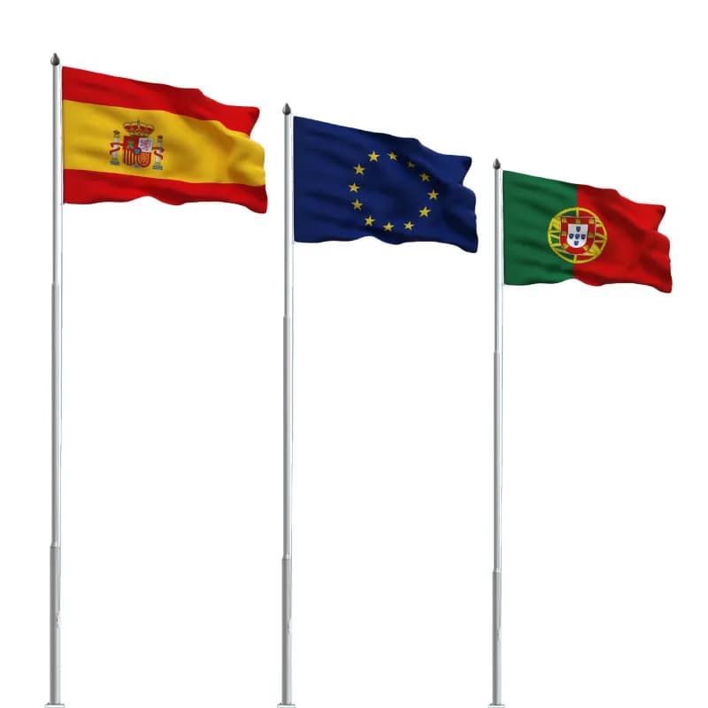 8-metrový inštitucionálny hliníkový stožiar