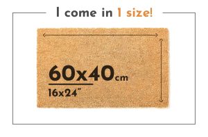 Door mat - information - size - www.printexpert.sk
