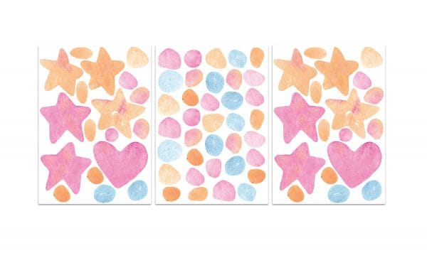 Srdcia a hviezdy Nálepky na stenu. Pastelové Srdcia – Nálepky na stenu s hviezdami a oblohou 3 Objednajte tlač online – rýchlo a bez starostí. Doručenie po celom Slovensku. Letáky, vizitky, bannery, billboardy a viac. - Pastelové hviezdy a obloha – jemná dekorácia, ktorá prinesie do izby pokoj a teplo.