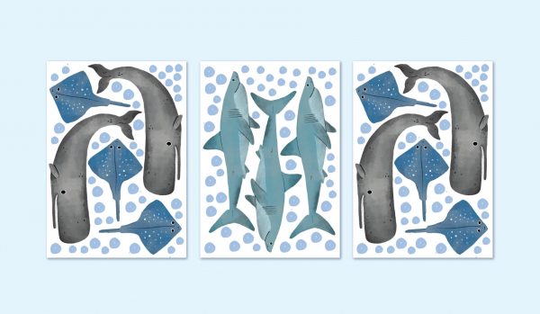 Samolepka na stenu zvierat oceánu. Abstraktné tvary – Hravé nálepky na stenu pre deti 3 Objednajte tlač online – rýchlo a bez starostí. Doručenie po celom Slovensku. Letáky, vizitky, bannery, billboardy a viac. - Hravé zvieratkové a dinosaurové motívy pre deti – farebné a veselé nálepky na stenu.