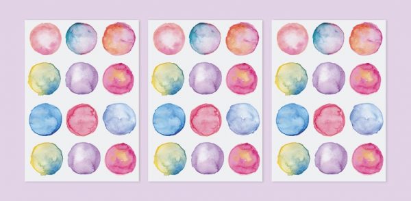 Bodky na stenu. Akvarelové bodky (2) – Samolepiace dekorácie na stenu 4 Objednajte tlač online – rýchlo a bez starostí. Doručenie po celom Slovensku. Letáky, vizitky, bannery, billboardy a viac. - Štýlové samolepiace nálepky na stenu – jednoduchá aplikácia, kvalitná tlač a dlhá životnosť.