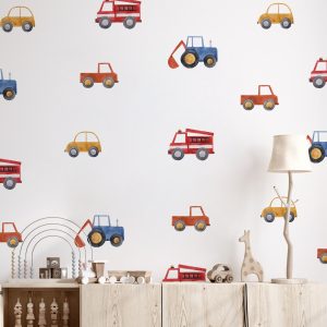 Nálepky na stenu Cars. Cars Truck & Tractors – Samolepiace dekorácie na stenu