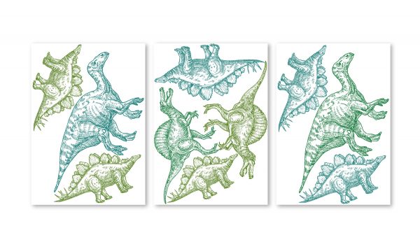 Dinosaury nálepky na stenu. Zábavné dinosaury (3) – Hravé nálepky na stenu pre deti 3 Objednajte tlač online – rýchlo a bez starostí. Doručenie po celom Slovensku. Letáky, vizitky, bannery, billboardy a viac. - Hravé zvieratkové a dinosaurové motívy pre deti – farebné a veselé nálepky na stenu.