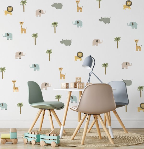 Nálepky na stenu Safari zvieratá. Divoké zvieratá (5) – Hravé nálepky na stenu pre deti 1 Objednajte tlač online – rýchlo a bez starostí. Doručenie po celom Slovensku. Letáky, vizitky, bannery, billboardy a viac. - Hravé zvieratkové a dinosaurové motívy pre deti – farebné a veselé nálepky na stenu.