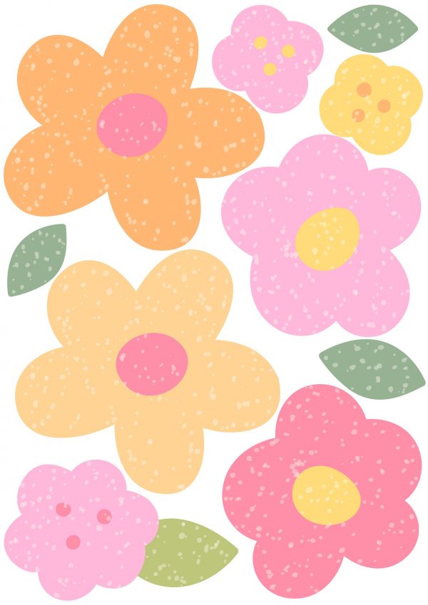 Kvetinové samolepky na stenu. Farebné kvetinové (3) – Kvetinové nálepky na stenu do interiéru 4 Objednajte tlač online – rýchlo a bez starostí. Doručenie po celom Slovensku. Letáky, vizitky, bannery, billboardy a viac. - Elegantné kvetinové nálepky pre útulný domov. Kvalitná tlač, jednoduchá aplikácia.