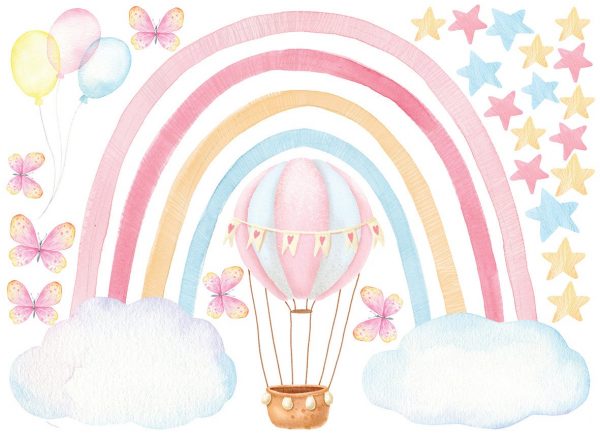 Dúhová nálepka na stenu. Personalizované – Samolepiace dekorácie na stenu 2 Objednajte tlač online – rýchlo a bez starostí. Doručenie po celom Slovensku. Letáky, vizitky, bannery, billboardy a viac. - Štýlové samolepiace nálepky na stenu – jednoduchá aplikácia, kvalitná tlač a dlhá životnosť.