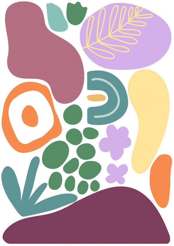 Samolepka na stenu. Abstraktné tvary (3) – Samolepiace dekorácie na stenu 3 Objednajte tlač online – rýchlo a bez starostí. Doručenie po celom Slovensku. Letáky, vizitky, bannery, billboardy a viac. - Štýlové samolepiace nálepky na stenu – jednoduchá aplikácia, kvalitná tlač a dlhá životnosť.