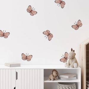 Nálepky na stenu Motýľ. Boho nástenné dekorácie – Samolepiace dekorácie na stenu