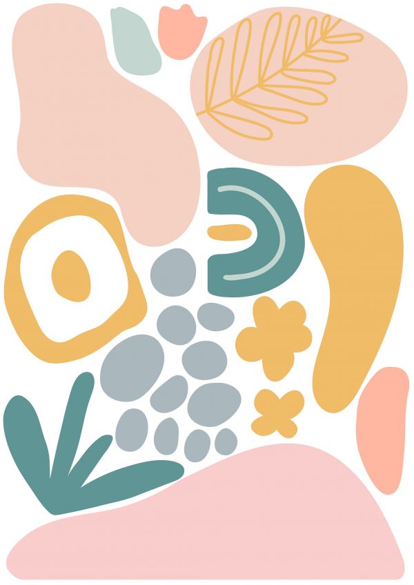 Samolepka na stenu. Abstraktné tvary (5) – Samolepiace dekorácie na stenu 3 Objednajte tlač online – rýchlo a bez starostí. Doručenie po celom Slovensku. Letáky, vizitky, bannery, billboardy a viac. - Štýlové samolepiace nálepky na stenu – jednoduchá aplikácia, kvalitná tlač a dlhá životnosť.