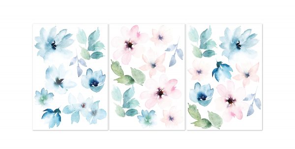 Kvetinové nálepky na stenu. Pastelové kvety (13) – Kvetinové nálepky na stenu do interiéru 3 Objednajte tlač online – rýchlo a bez starostí. Doručenie po celom Slovensku. Letáky, vizitky, bannery, billboardy a viac. - Elegantné kvetinové nálepky pre útulný domov. Kvalitná tlač, jednoduchá aplikácia.