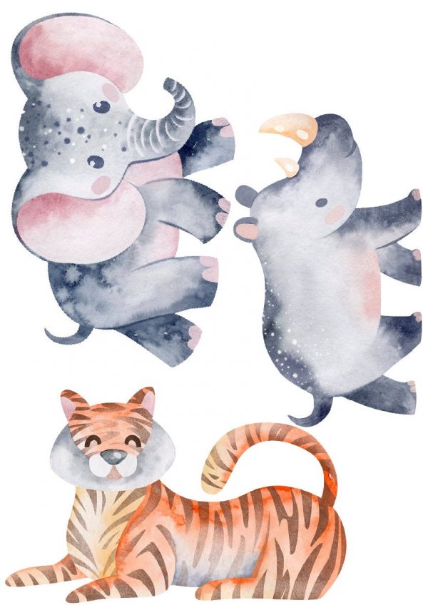 Nálepky na stenu Safari zvieratá. Divoké zvieratá (6) – Hravé nálepky na stenu pre deti 4 Objednajte tlač online – rýchlo a bez starostí. Doručenie po celom Slovensku. Letáky, vizitky, bannery, billboardy a viac. - Hravé zvieratkové a dinosaurové motívy pre deti – farebné a veselé nálepky na stenu.