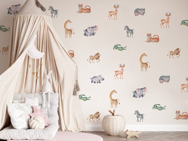 Nálepky na stenu Safari zvieratá. Divoké zvieratá (6) – Hravé nálepky na stenu pre deti 1 Objednajte tlač online – rýchlo a bez starostí. Doručenie po celom Slovensku. Letáky, vizitky, bannery, billboardy a viac. - Hravé zvieratkové a dinosaurové motívy pre deti – farebné a veselé nálepky na stenu.