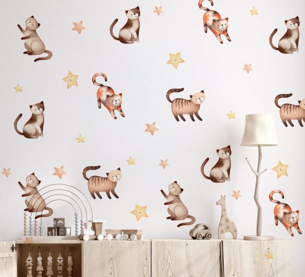 Samolepky na stenu mačky. Zábavné mačky – Samolepiace dekorácie na stenu 1 Objednajte tlač online – rýchlo a bez starostí. Doručenie po celom Slovensku. Letáky, vizitky, bannery, billboardy a viac. - Štýlové samolepiace nálepky na stenu – jednoduchá aplikácia, kvalitná tlač a dlhá životnosť.