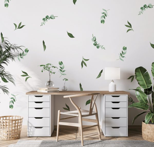 Kvetinové nálepky na stenu. Zelené listy – Kvetinové nálepky na stenu do interiéru 1 Objednajte tlač online – rýchlo a bez starostí. Doručenie po celom Slovensku. Letáky, vizitky, bannery, billboardy a viac. - Elegantné kvetinové nálepky pre útulný domov. Kvalitná tlač, jednoduchá aplikácia.