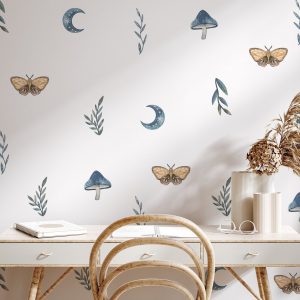 Nálepka na stenu Motýľ. Pastelové boh – Samolepiace dekorácie na stenu