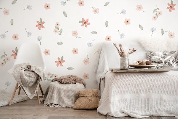 Kvetinové nálepky na stenu. Pastelové kvety (18) – Kvetinové nálepky na stenu do interiéru 2 Objednajte tlač online – rýchlo a bez starostí. Doručenie po celom Slovensku. Letáky, vizitky, bannery, billboardy a viac. - Elegantné kvetinové nálepky pre útulný domov. Kvalitná tlač, jednoduchá aplikácia.