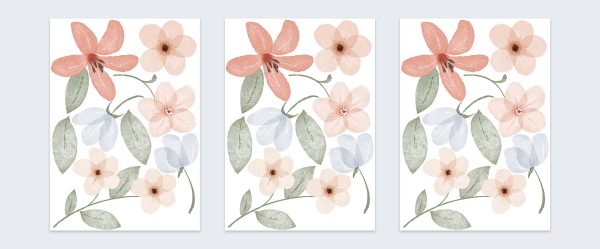 Kvetinové nálepky na stenu. Pastelové kvety (18) – Kvetinové nálepky na stenu do interiéru 4 Objednajte tlač online – rýchlo a bez starostí. Doručenie po celom Slovensku. Letáky, vizitky, bannery, billboardy a viac. - Elegantné kvetinové nálepky pre útulný domov. Kvalitná tlač, jednoduchá aplikácia.