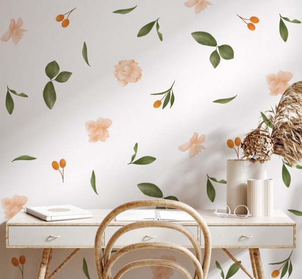 Kvetinové nálepky na stenu. Pastelové kvety (22) – Kvetinové nálepky na stenu do interiéru 3 Objednajte tlač online – rýchlo a bez starostí. Doručenie po celom Slovensku. Letáky, vizitky, bannery, billboardy a viac. - Elegantné kvetinové nálepky pre útulný domov. Kvalitná tlač, jednoduchá aplikácia.