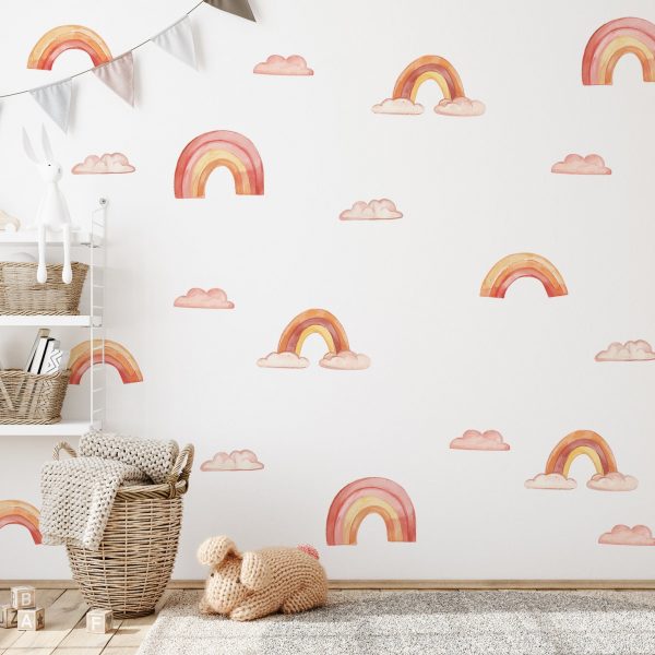 Boho Nálepky na stenu. Abstraktné dúhy, mraky, dáždniky (1) – Samolepiace dekorácie na stenu 2 Objednajte tlač online – rýchlo a bez starostí. Doručenie po celom Slovensku. Letáky, vizitky, bannery, billboardy a viac. - Štýlové samolepiace nálepky na stenu – jednoduchá aplikácia, kvalitná tlač a dlhá životnosť.