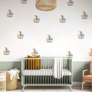 Nálepky na stenu lode. Detskej izby – Samolepiace dekorácie na stenu