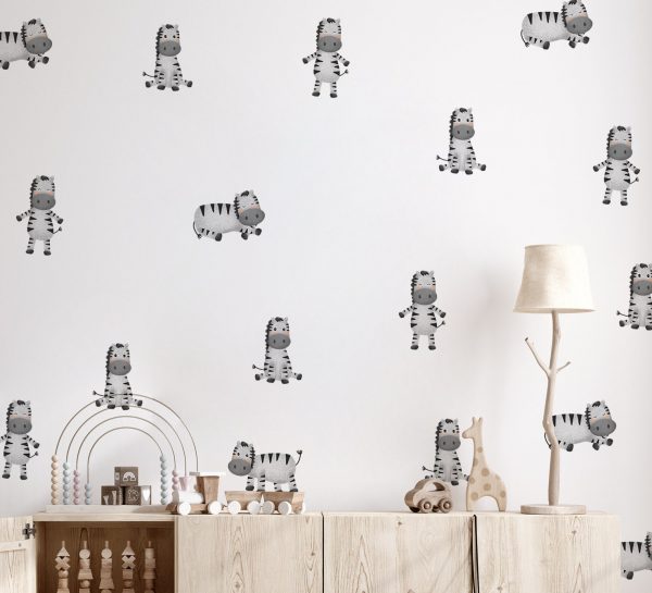 Nálepky na stenu Zebry. Zábavný dekor izby – Samolepiace dekorácie na stenu 3 Objednajte tlač online – rýchlo a bez starostí. Doručenie po celom Slovensku. Letáky, vizitky, bannery, billboardy a viac. - Štýlové samolepiace nálepky na stenu – jednoduchá aplikácia, kvalitná tlač a dlhá životnosť.