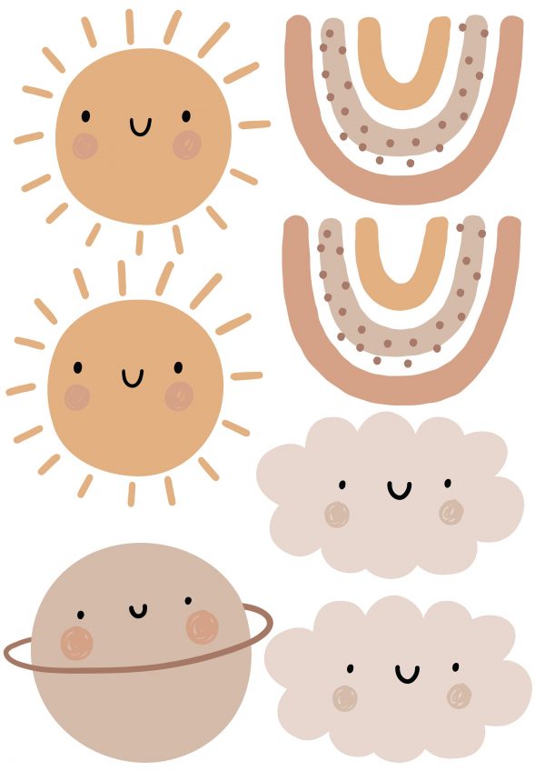 Nálepky na stenu Rainbows. Detskej izby – Samolepiace dekorácie na stenu 3 Objednajte tlač online – rýchlo a bez starostí. Doručenie po celom Slovensku. Letáky, vizitky, bannery, billboardy a viac. - Štýlové samolepiace nálepky na stenu – jednoduchá aplikácia, kvalitná tlač a dlhá životnosť.