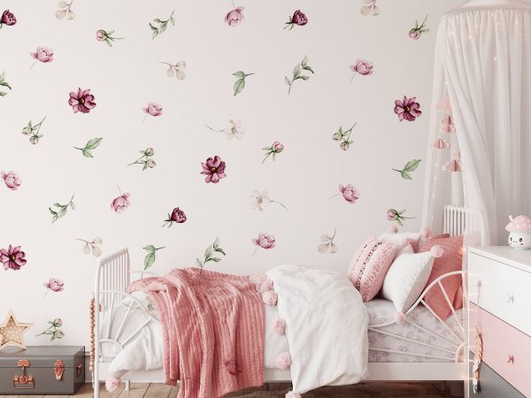 Kvetinové nálepky na stenu. Pastelové kvety (26) – Kvetinové nálepky na stenu do interiéru 3 Objednajte tlač online – rýchlo a bez starostí. Doručenie po celom Slovensku. Letáky, vizitky, bannery, billboardy a viac. - Elegantné kvetinové nálepky pre útulný domov. Kvalitná tlač, jednoduchá aplikácia.