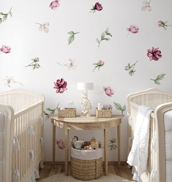 Kvetinové nálepky na stenu. Pastelové kvety (26) – Kvetinové nálepky na stenu do interiéru 1 Objednajte tlač online – rýchlo a bez starostí. Doručenie po celom Slovensku. Letáky, vizitky, bannery, billboardy a viac. - Elegantné kvetinové nálepky pre útulný domov. Kvalitná tlač, jednoduchá aplikácia.