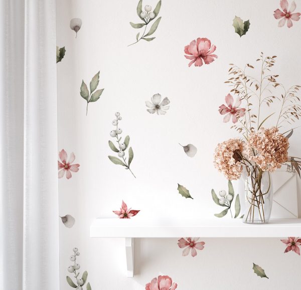 Kvetinové nálepky na stenu. Pastelové kvety (27) – Kvetinové nálepky na stenu do interiéru 3 Objednajte tlač online – rýchlo a bez starostí. Doručenie po celom Slovensku. Letáky, vizitky, bannery, billboardy a viac. - Elegantné kvetinové nálepky pre útulný domov. Kvalitná tlač, jednoduchá aplikácia.