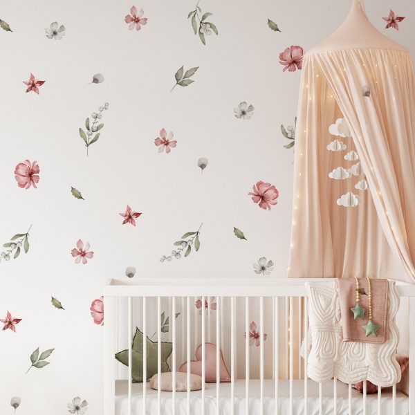 Kvetinové nálepky na stenu. Pastelové kvety (27) – Kvetinové nálepky na stenu do interiéru 1 Objednajte tlač online – rýchlo a bez starostí. Doručenie po celom Slovensku. Letáky, vizitky, bannery, billboardy a viac. - Elegantné kvetinové nálepky pre útulný domov. Kvalitná tlač, jednoduchá aplikácia.