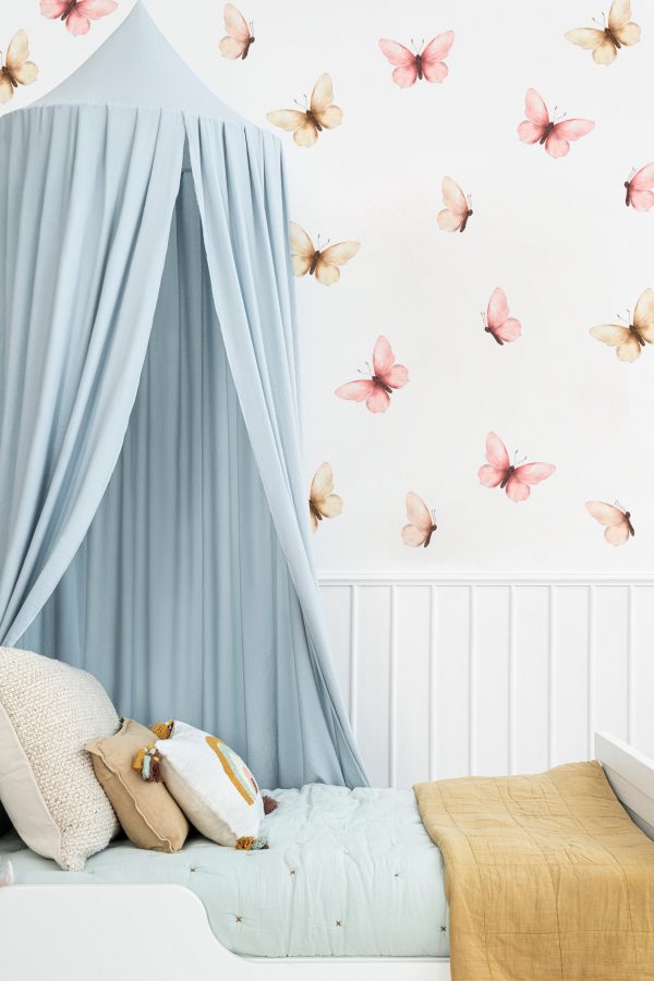 Motýľ Nálepky na stenu. Detská izba dekorácie (4) – Samolepiace dekorácie na stenu 3 Objednajte tlač online – rýchlo a bez starostí. Doručenie po celom Slovensku. Letáky, vizitky, bannery, billboardy a viac. - Štýlové samolepiace nálepky na stenu – jednoduchá aplikácia, kvalitná tlač a dlhá životnosť.