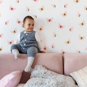 Motýľ Nálepky na stenu. Detská izba dekorácie (4) – Samolepiace dekorácie na stenu