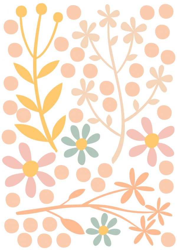 Kvetinové samolepky na stenu. Farebné kvetinové (7) – Kvetinové nálepky na stenu do interiéru 4 Objednajte tlač online – rýchlo a bez starostí. Doručenie po celom Slovensku. Letáky, vizitky, bannery, billboardy a viac. - Elegantné kvetinové nálepky pre útulný domov. Kvalitná tlač, jednoduchá aplikácia.