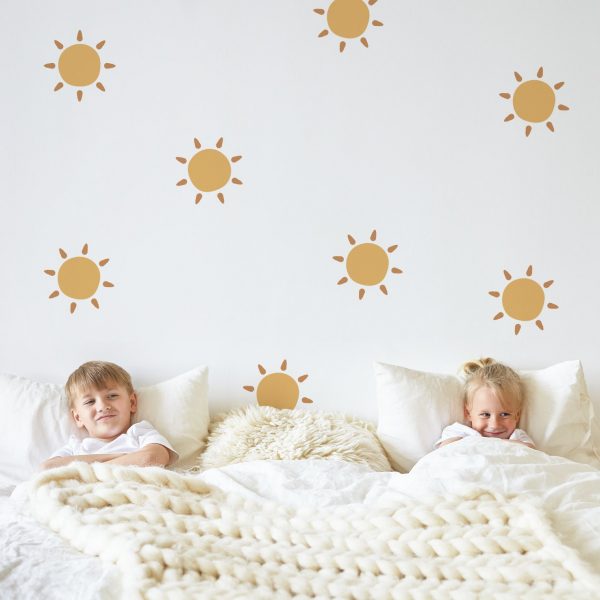 Boho Nálepky na stenu. Abstraktné slnká – Samolepiace dekorácie na stenu 3 Objednajte tlač online – rýchlo a bez starostí. Doručenie po celom Slovensku. Letáky, vizitky, bannery, billboardy a viac. - Štýlové samolepiace nálepky na stenu – jednoduchá aplikácia, kvalitná tlač a dlhá životnosť.