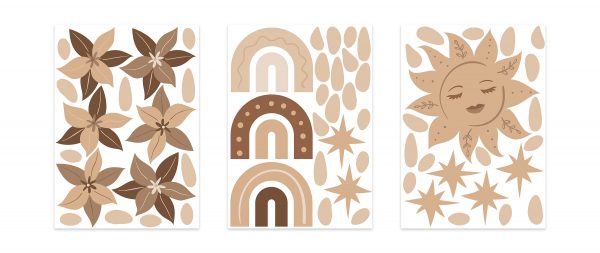 Boho Nálepky na stenu. Abstraktné slnko – Samolepiace dekorácie na stenu 6 Objednajte tlač online – rýchlo a bez starostí. Doručenie po celom Slovensku. Letáky, vizitky, bannery, billboardy a viac. - Štýlové samolepiace nálepky na stenu – jednoduchá aplikácia, kvalitná tlač a dlhá životnosť.