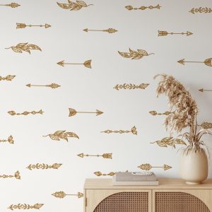 Boho Nálepky na stenu. Boho šípky – Samolepiace dekorácie na stenu