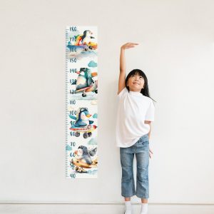 Nálepka na stenu s grafom rastu. Jednoduché odlepenie a nalepenie (4) – Samolepiace dekorácie na stenu