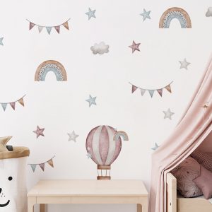 Boho Nálepky na stenu. Odlep a nalep – Samolepiace dekorácie na stenu